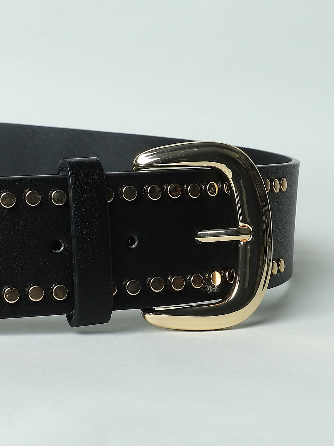 Black Studded Belt