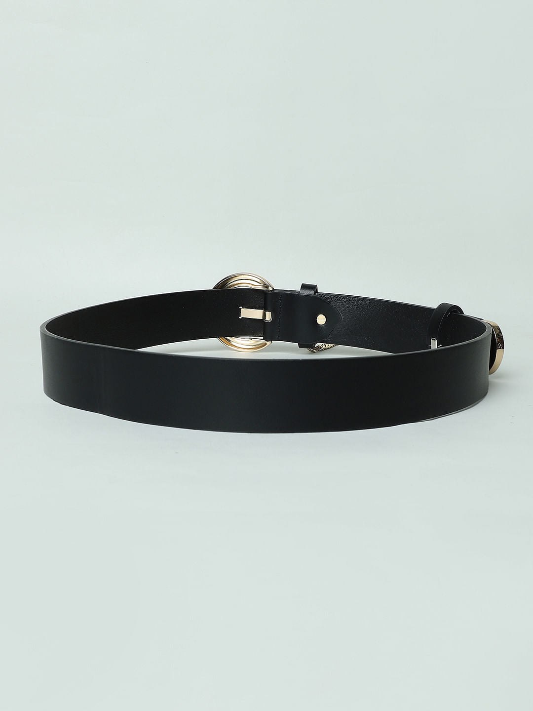 Black Belt With Chain Detail