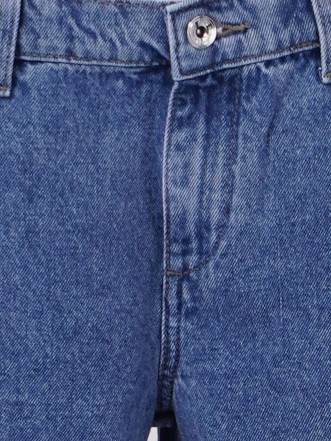 Blue High Rise Flared Jeans