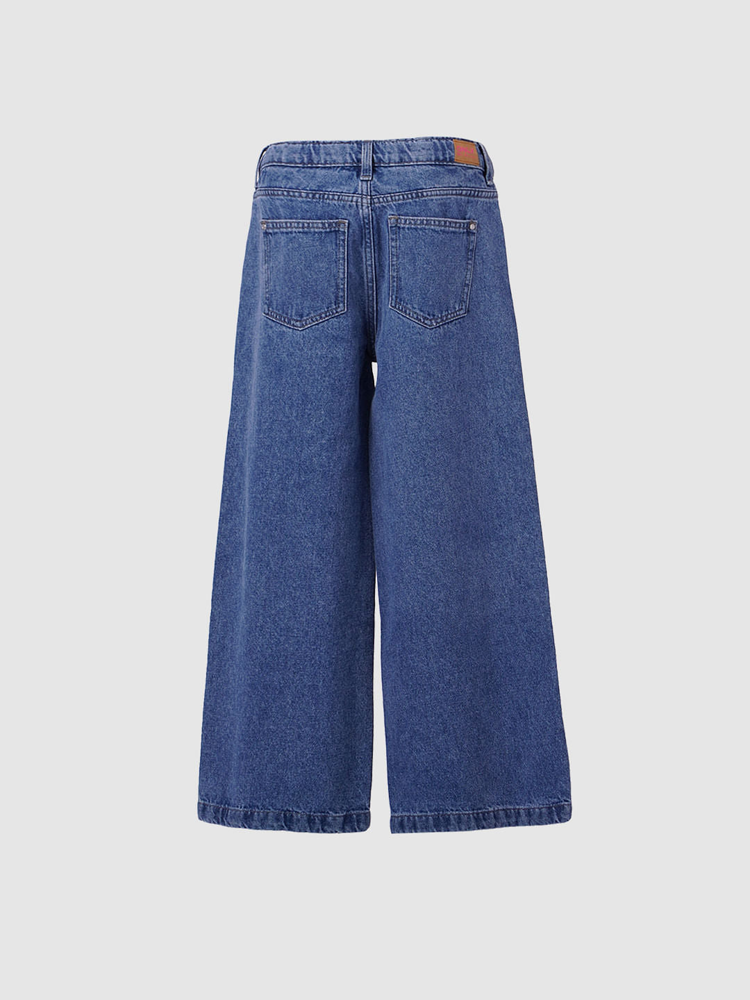 Blue High Rise Flared Jeans