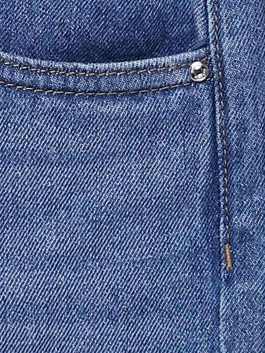 Blue High Rise Mom Jeans