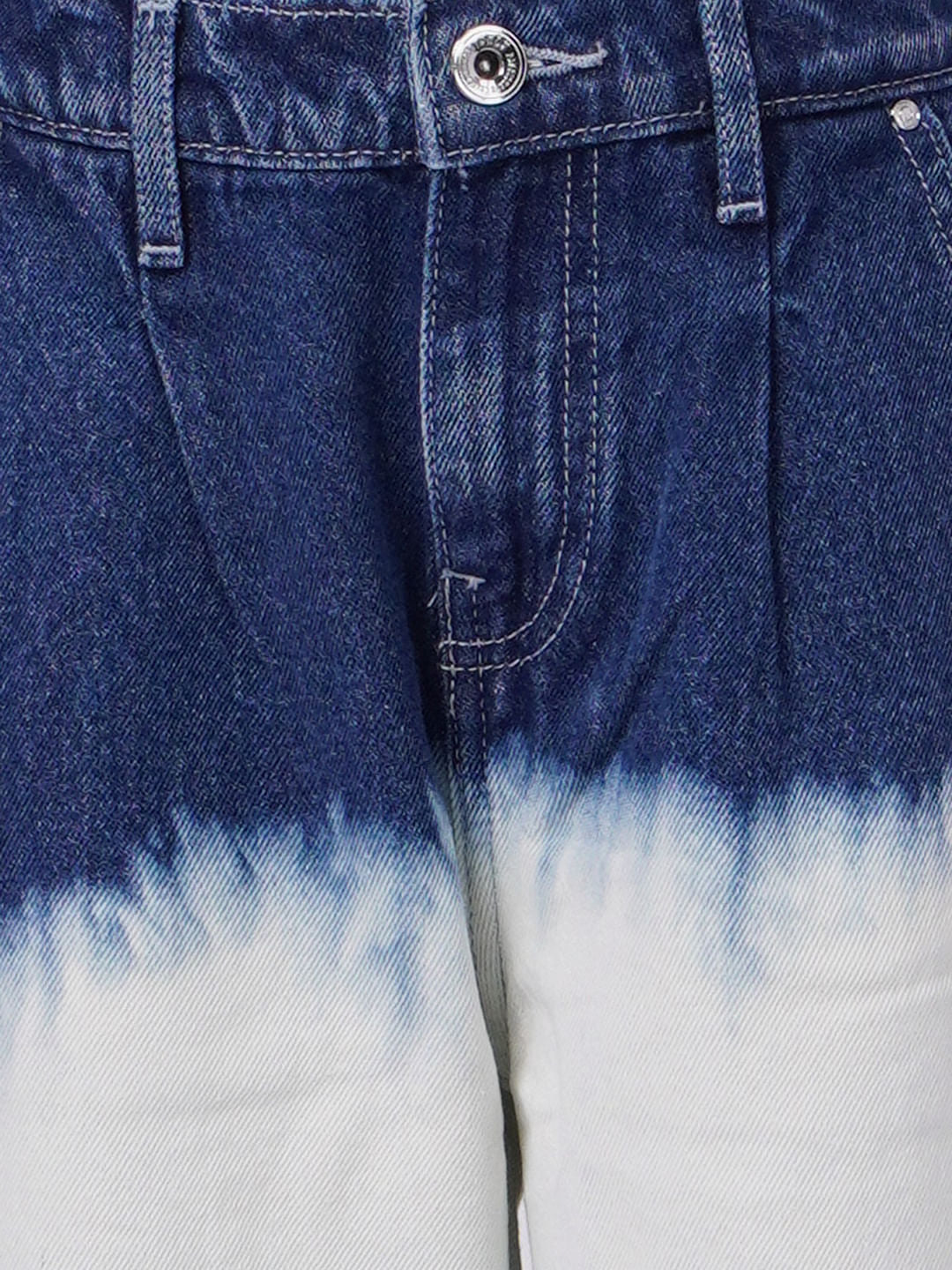 Blue & White Ombre Jeans