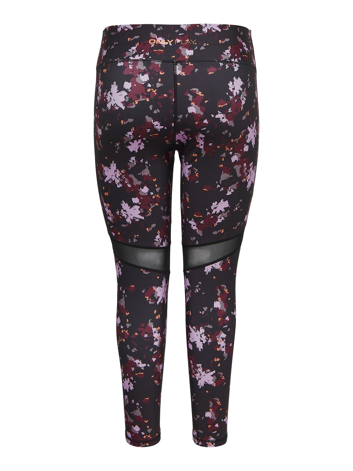 Play Curvy Maroon High Rise Training Tights