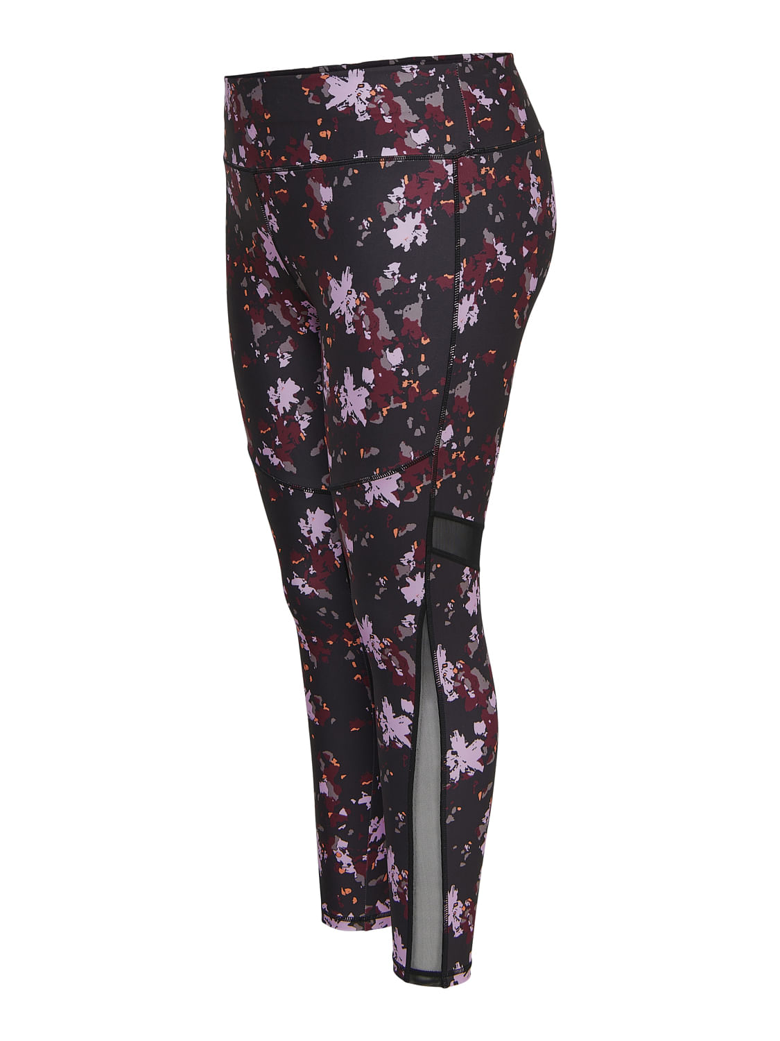 Play Curvy Maroon High Rise Training Tights