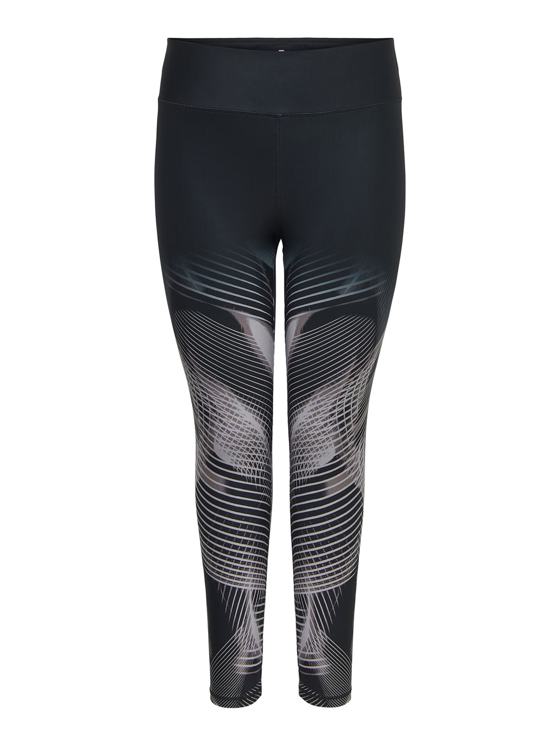 Play Curvy Black High Rise Co-Ord Training Tights