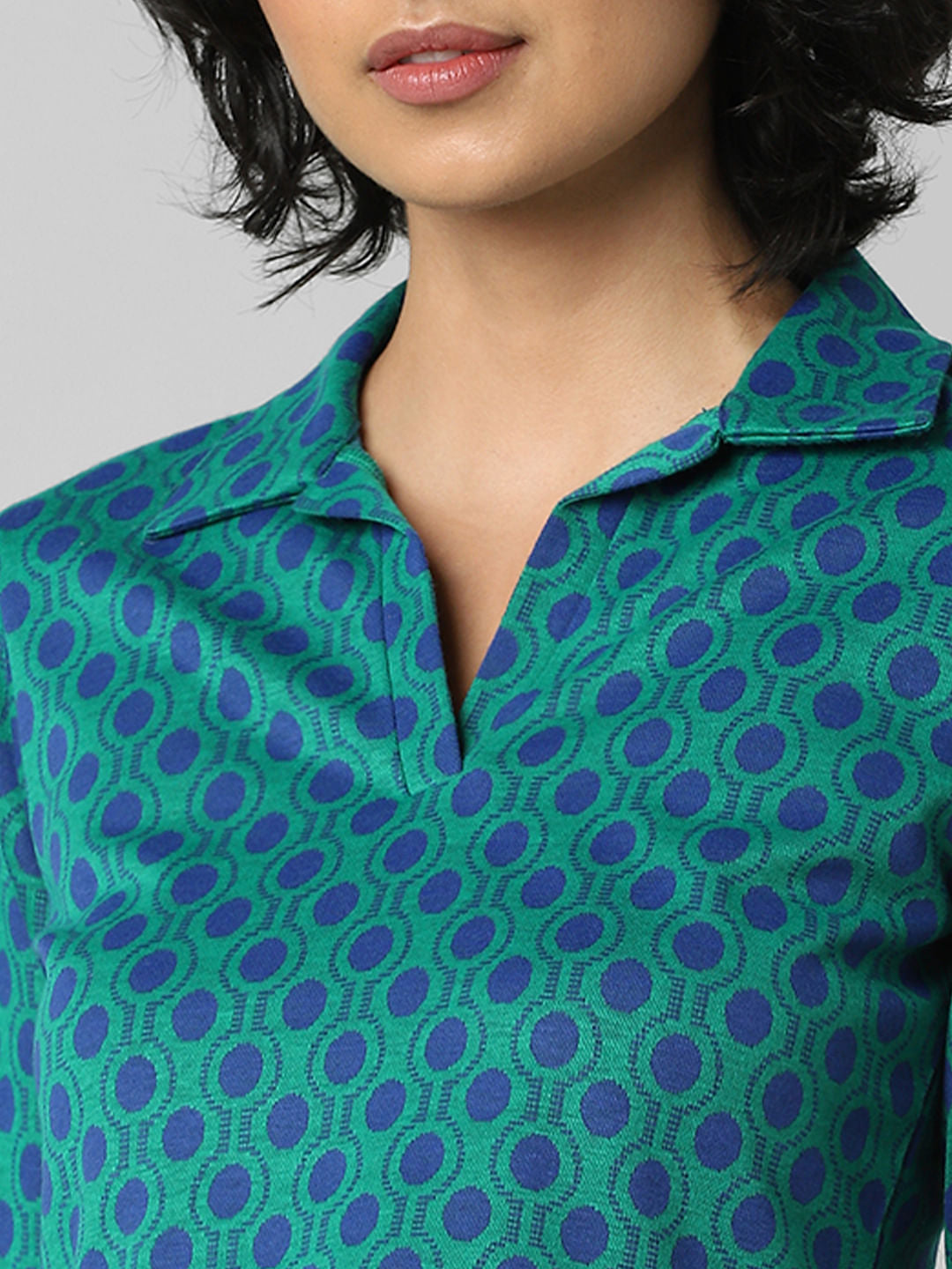 Green Co-Ord Polo T-Shirt