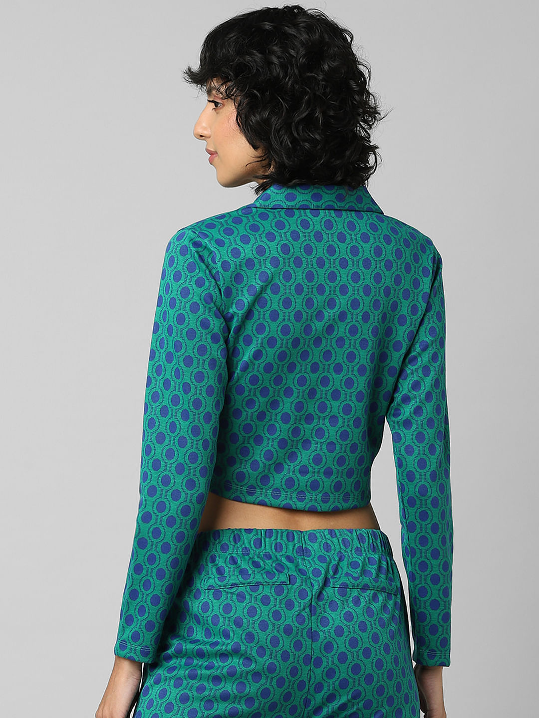 Green Co-Ord Polo T-Shirt