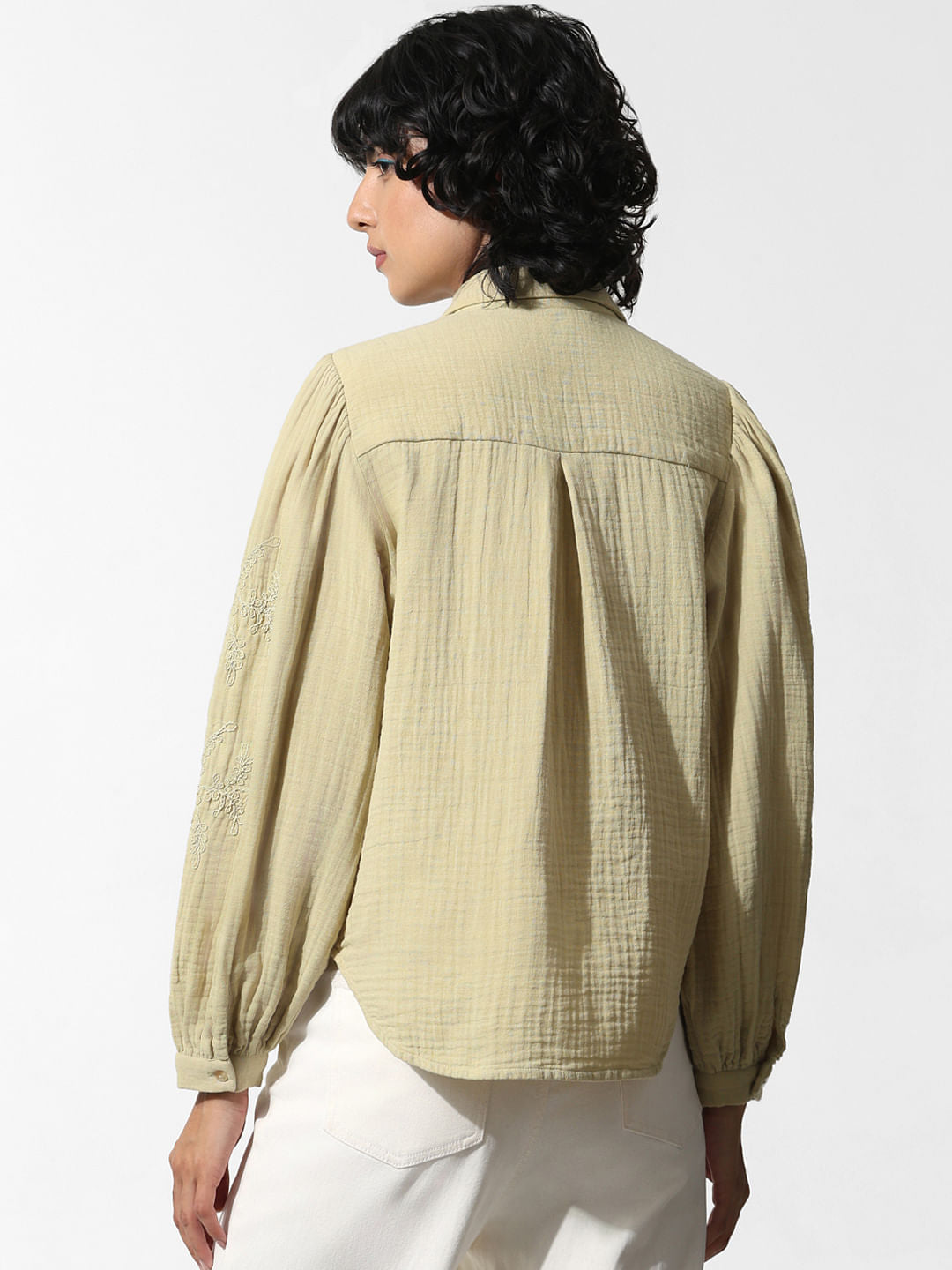 Light Green Cotton Shirt
