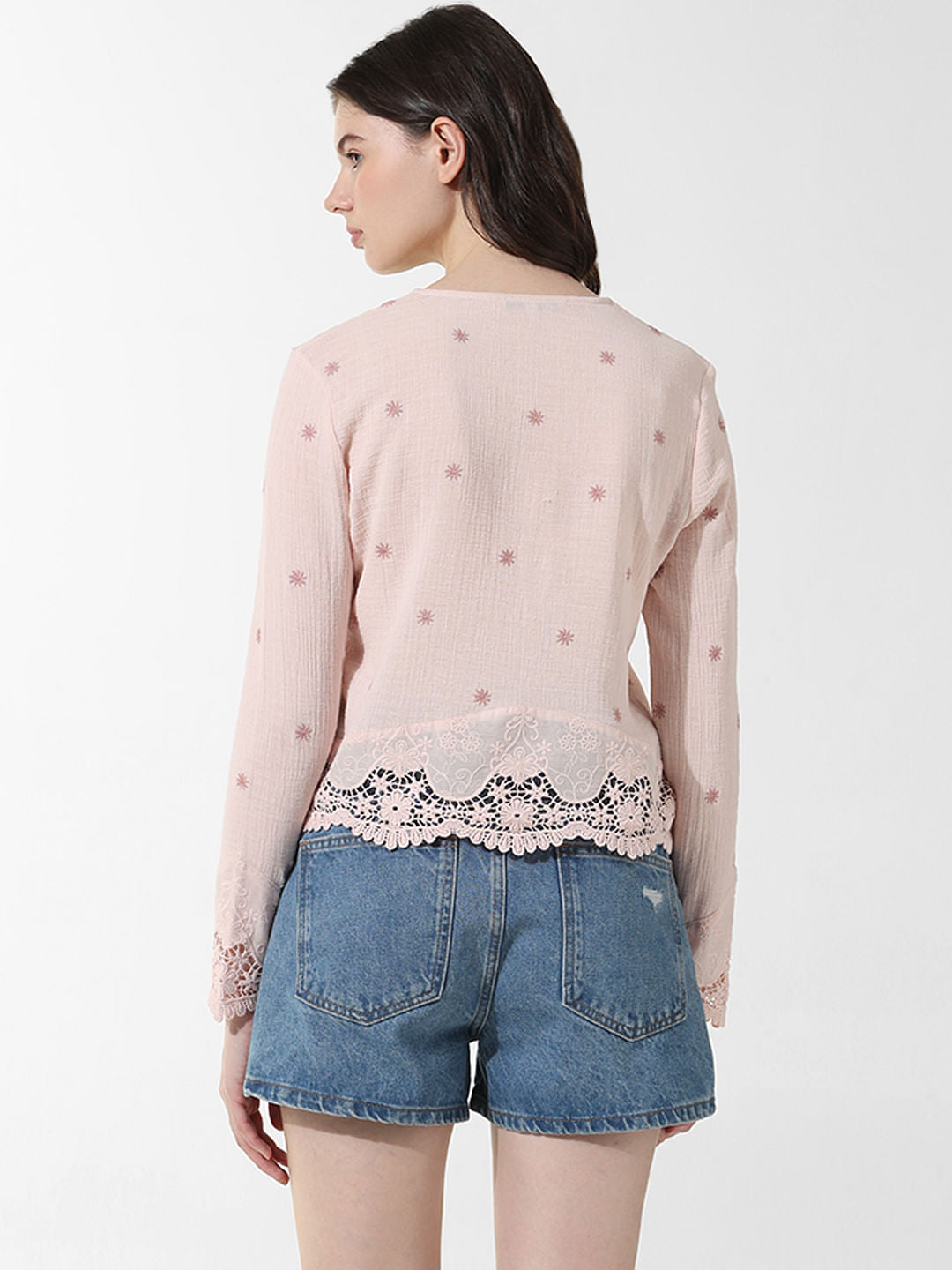 Pink Lace Top