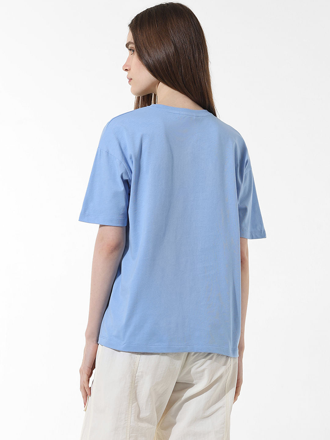 Blue Graphic Print T-Shirt