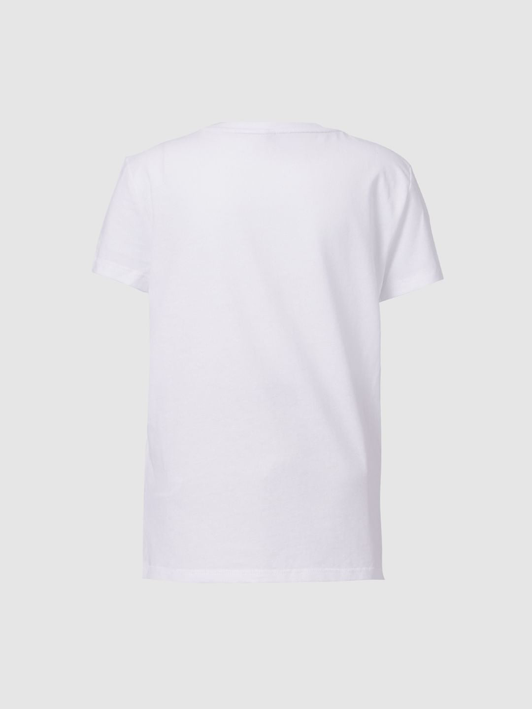 White Graphic Print T-Shirt