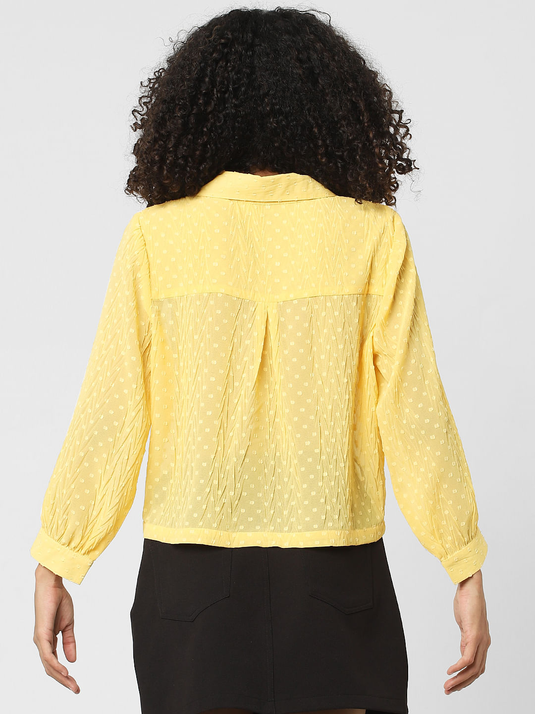 Yellow Printed Shirt