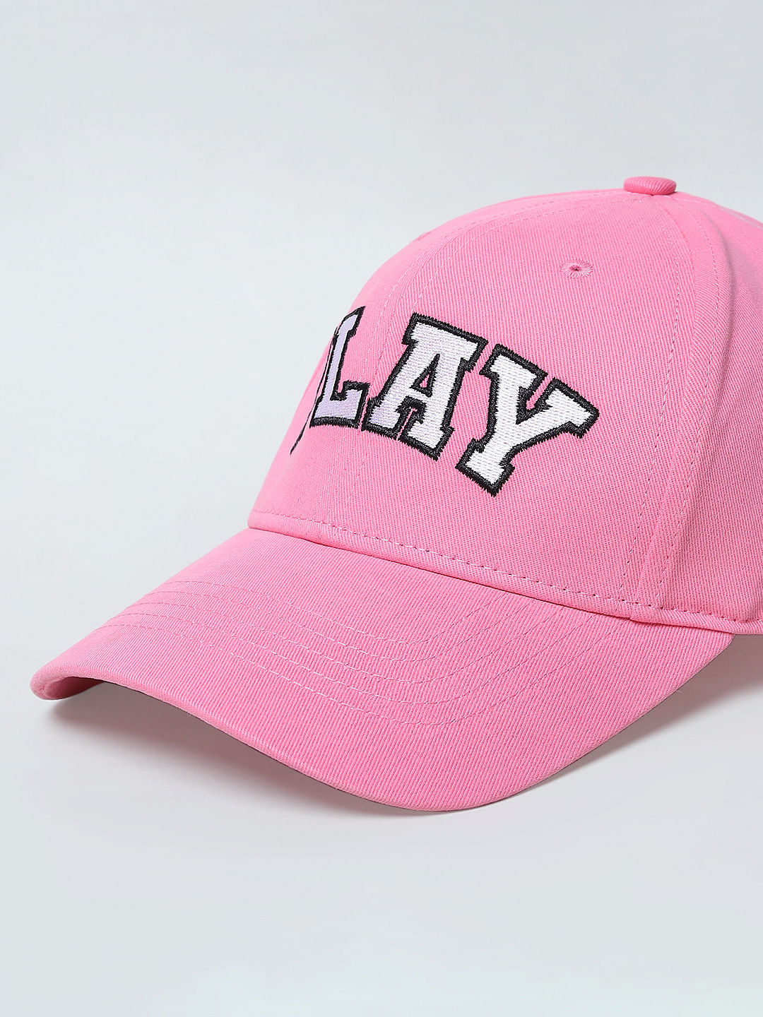 Play Pink Logo Print Cap