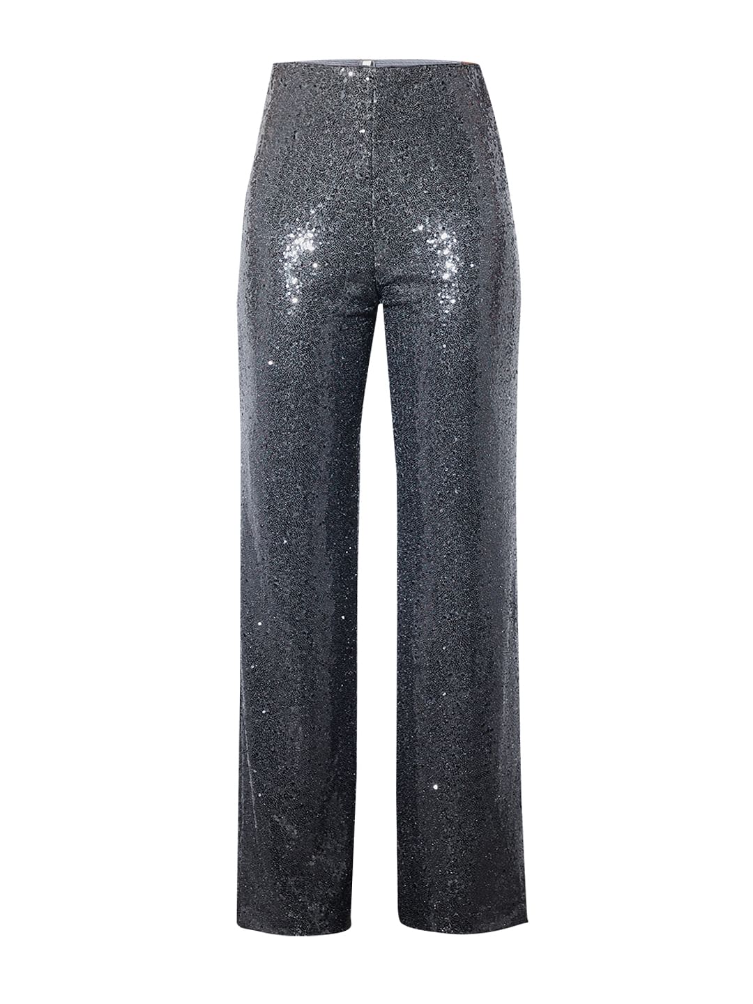 Silver Sequined Co-Ord Set Pants