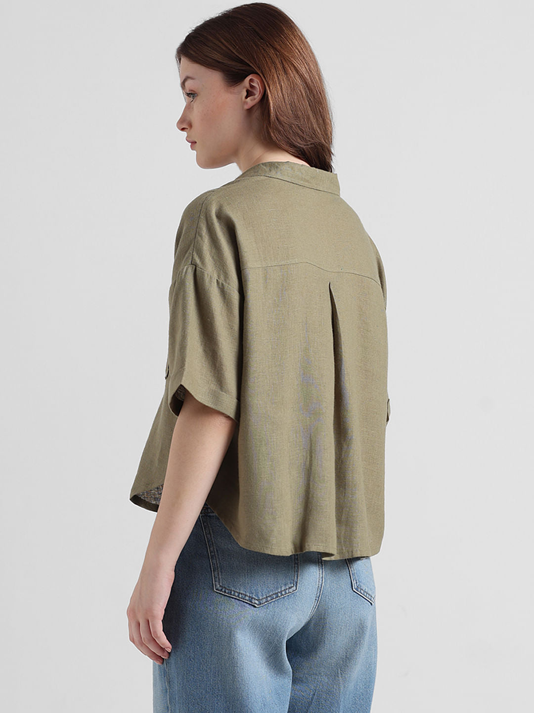 Green Short Sleeves Shirt