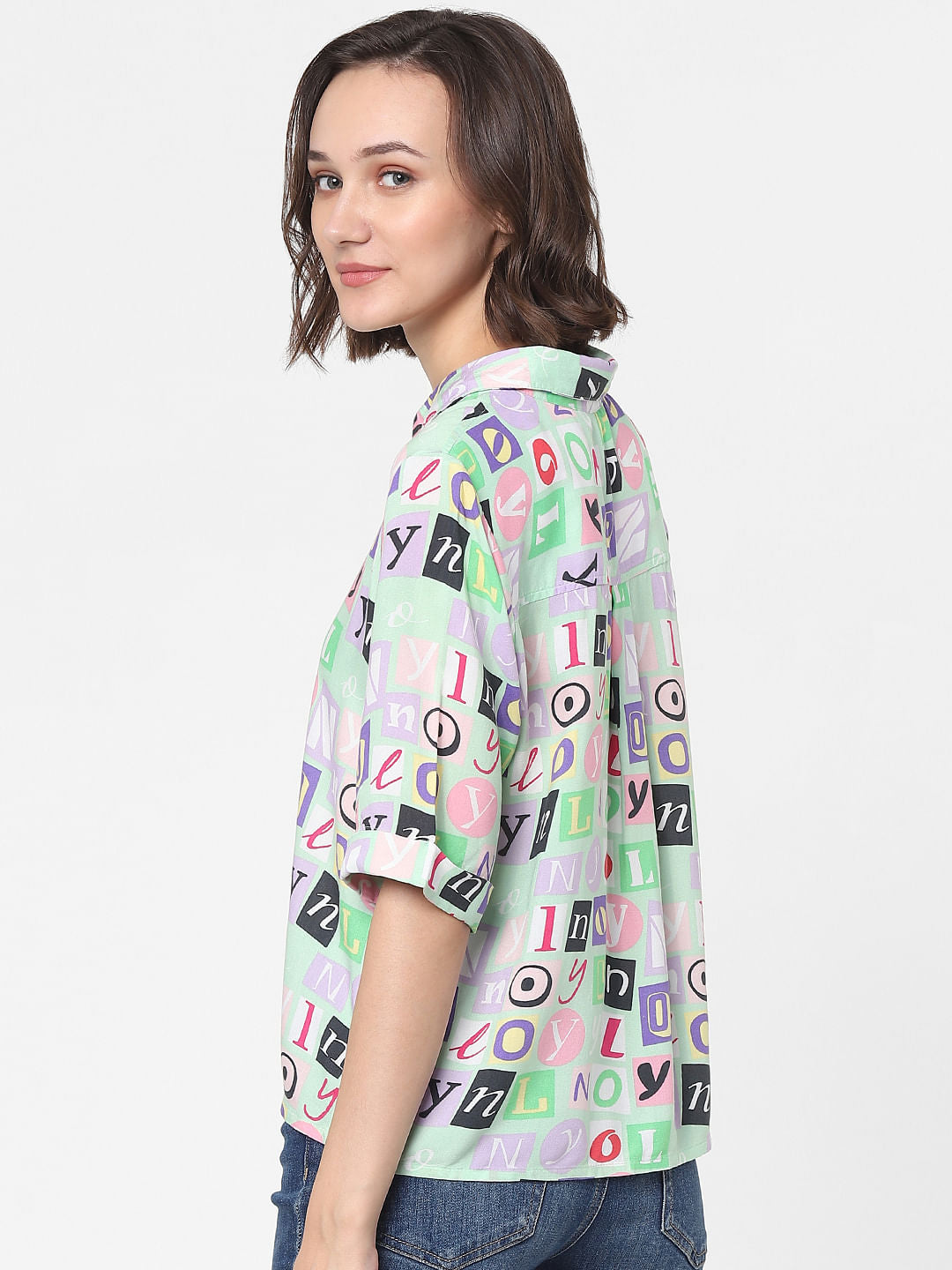 Multi-Coloured Graphic Print Shirt