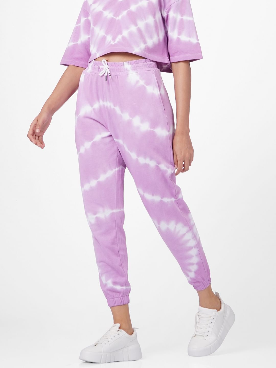 Lilac Tie Dye Co-Ord Joggers