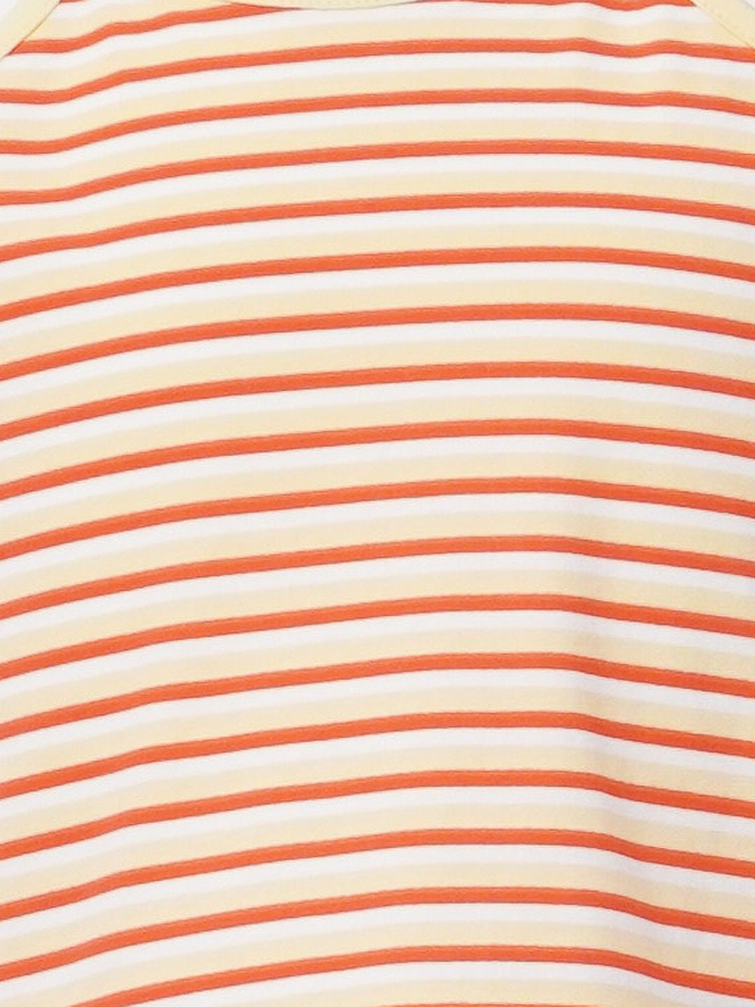 Girls Yellow Striped Top