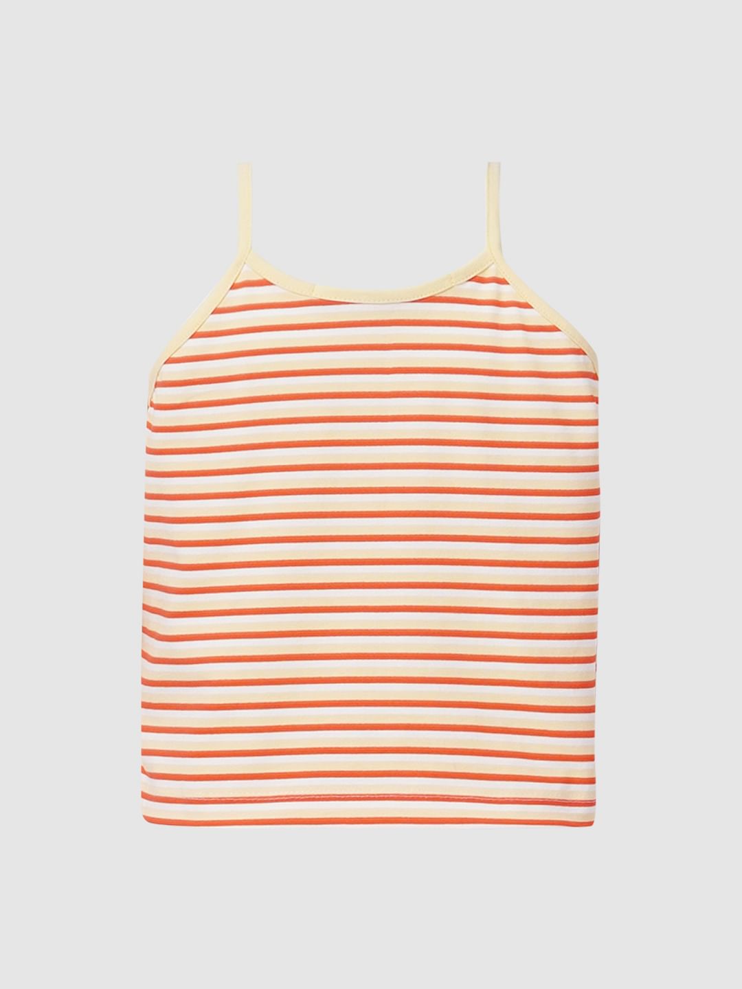 Girls Yellow Striped Top