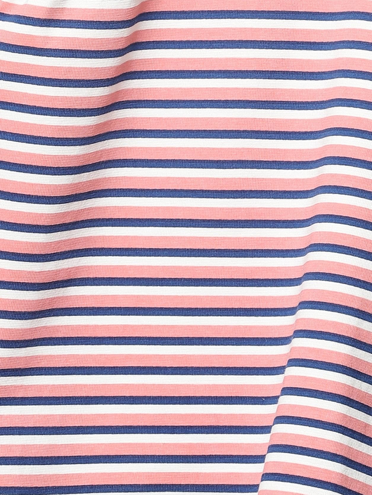 Girls Pink Striped Top