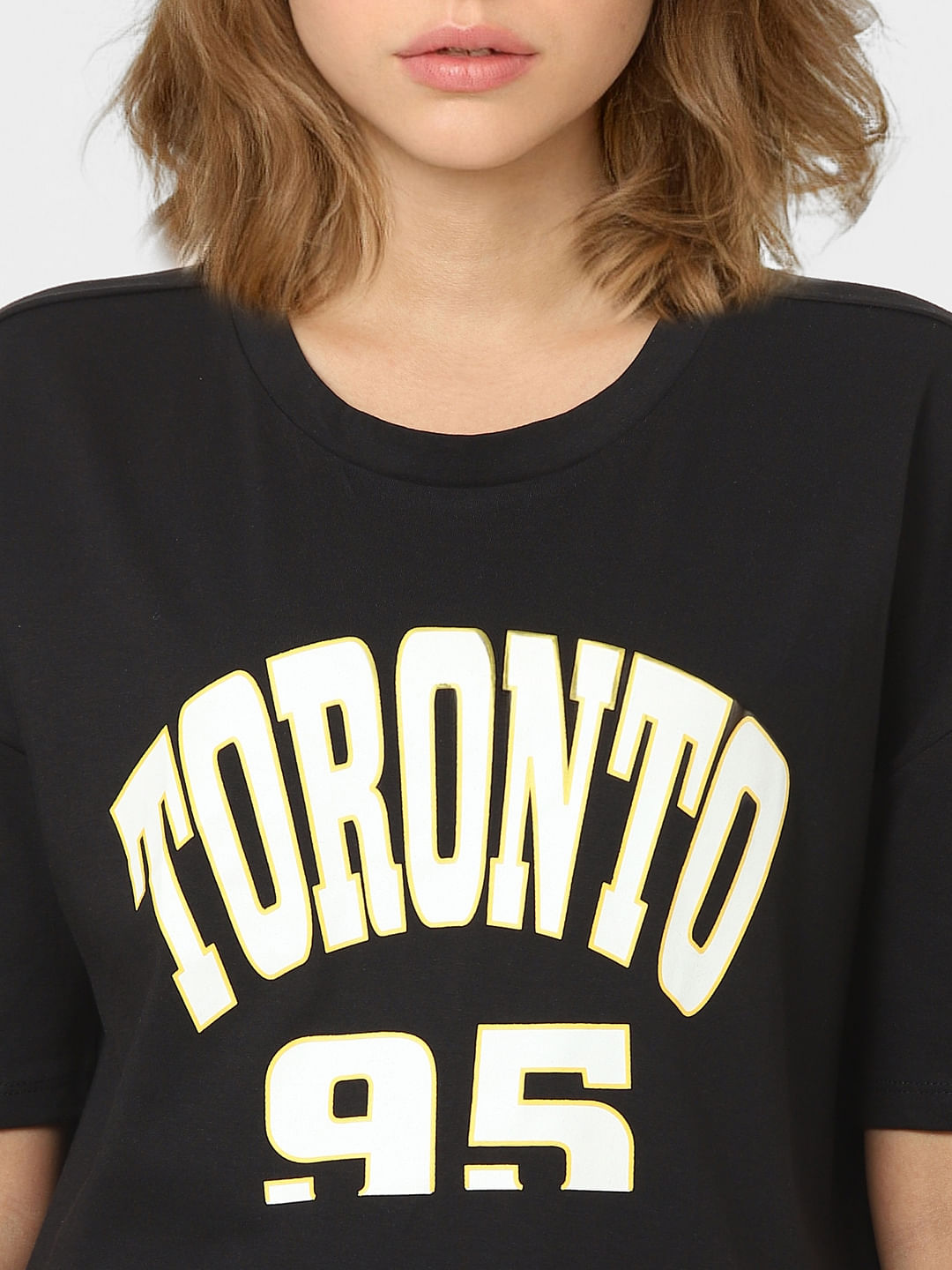 Black Graphic Print T-Shirt