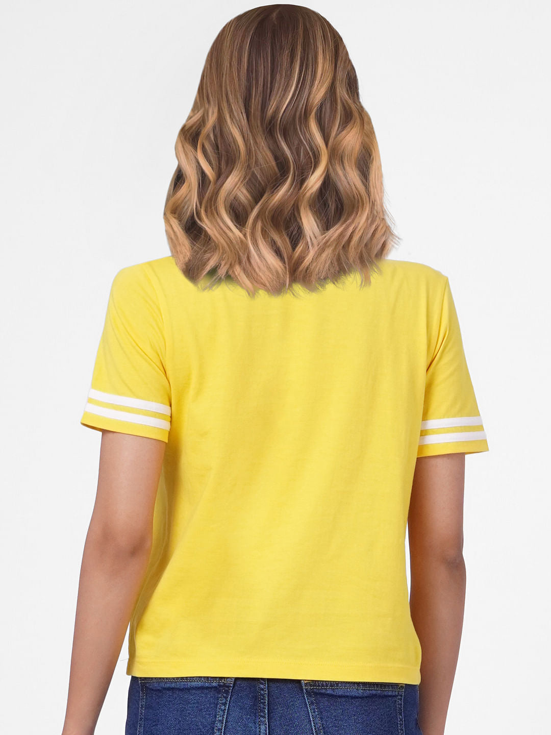 Yellow Graphic Print T-Shirt