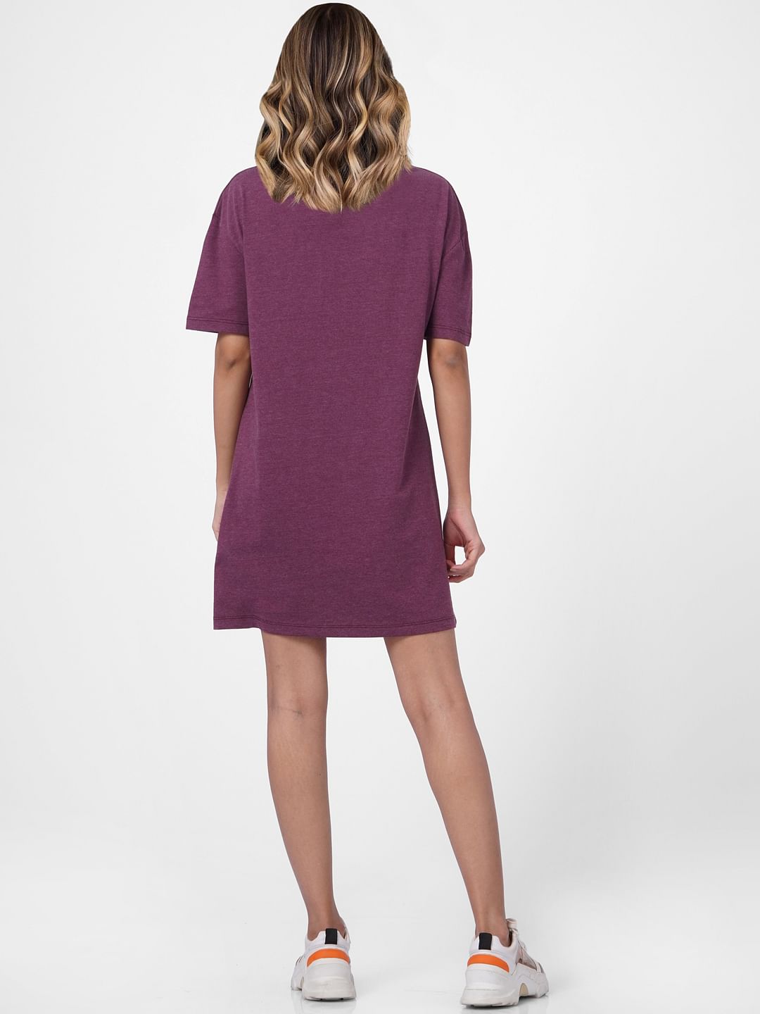 Purple T-Shirt Dress