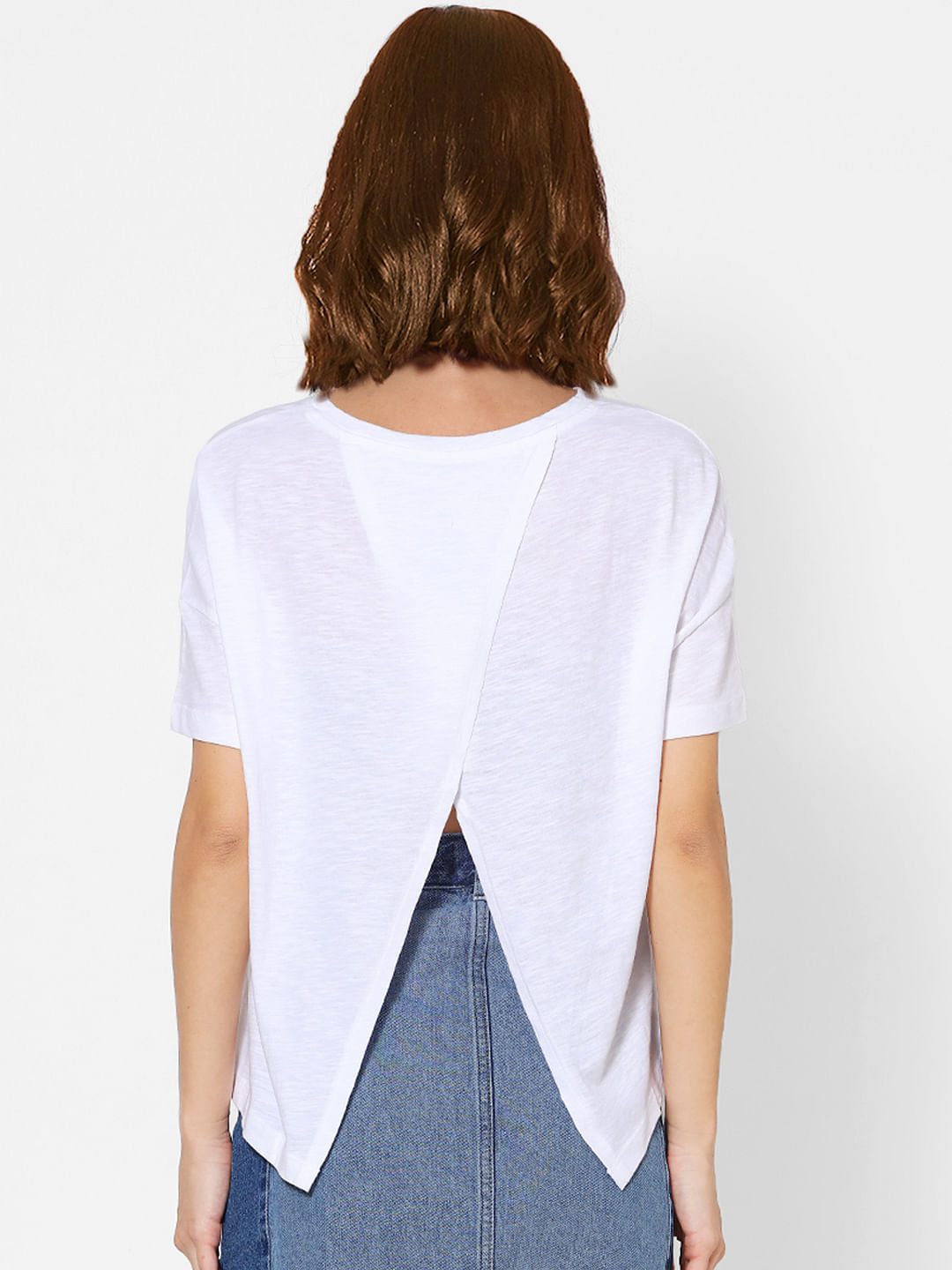 White Graphic Print T-Shirt