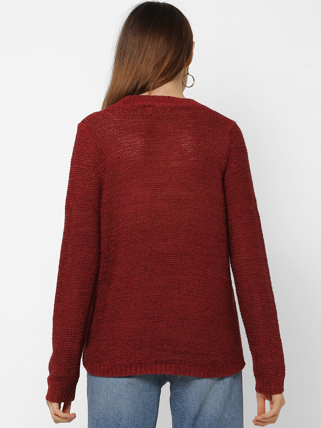 Dark Red Pullover