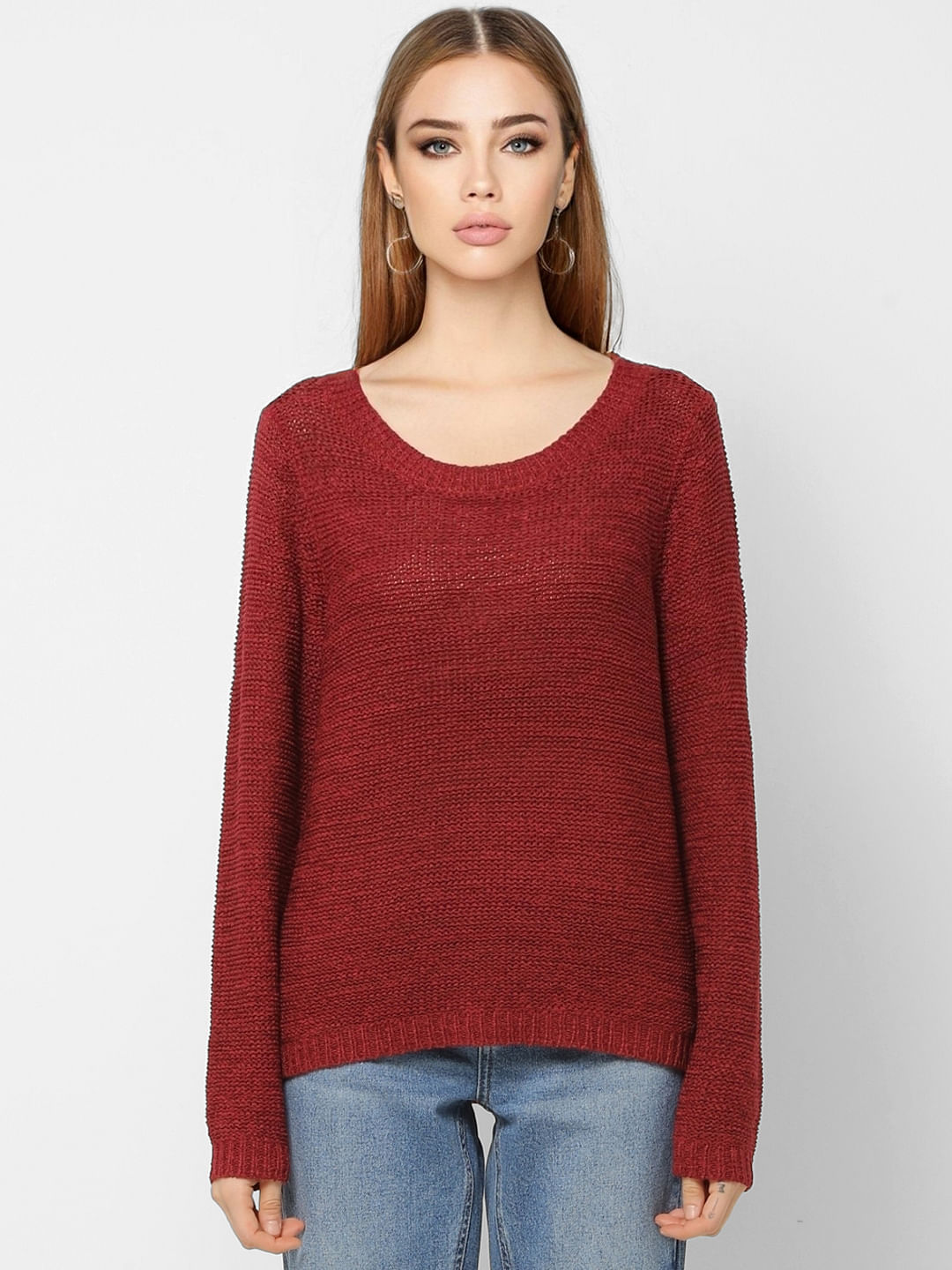 Dark Red Pullover