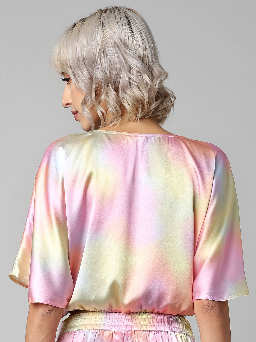 Lilac Colourblocked Co-Ord Set Top