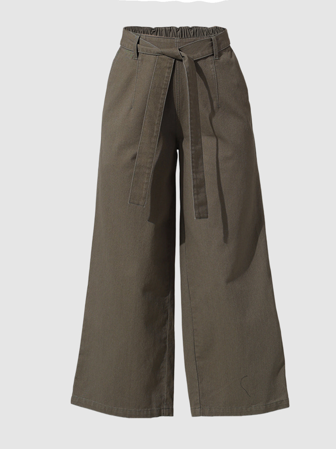 Dark Olive Wide Leg Pants
