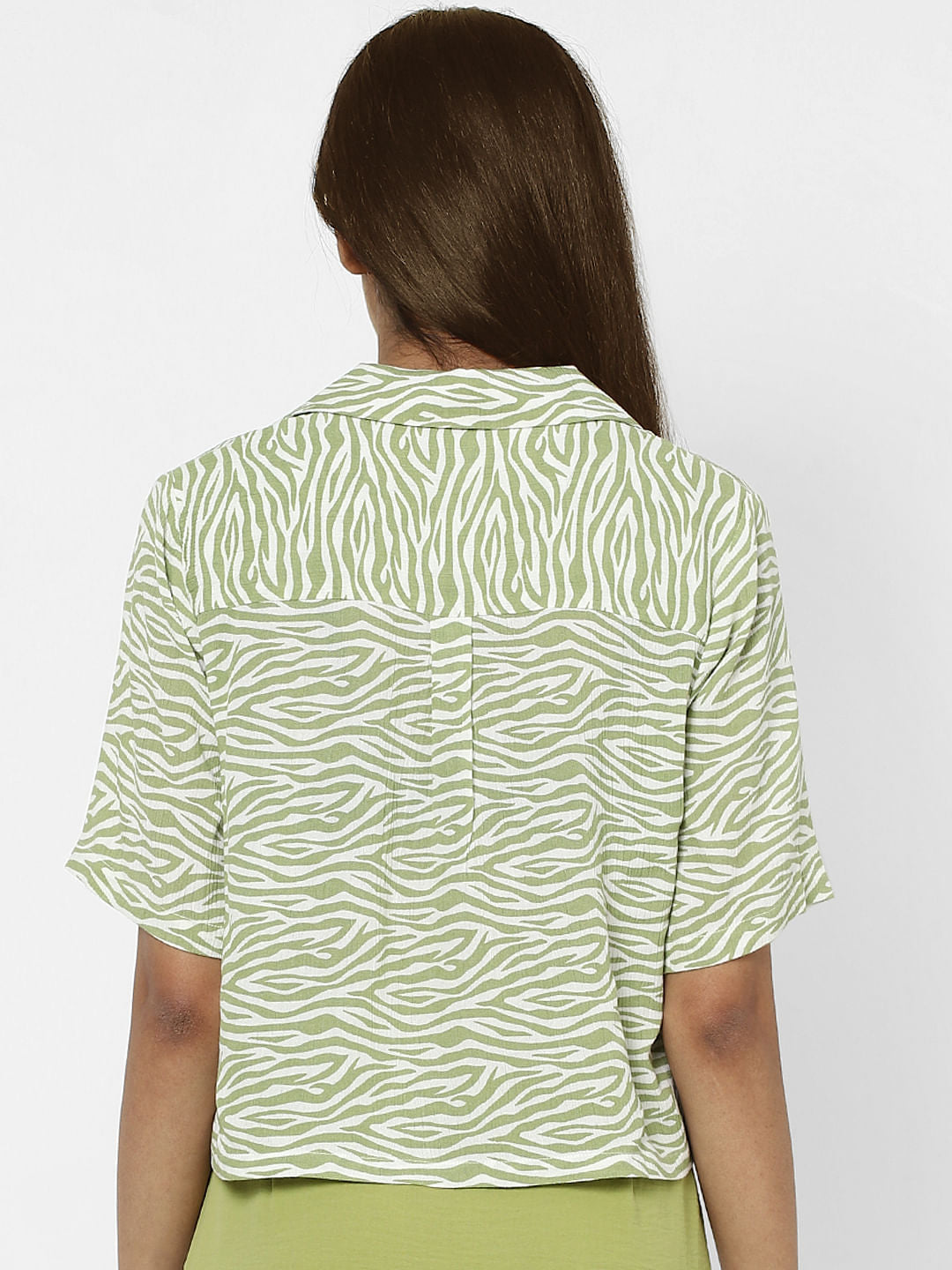 Green Printed Shirt