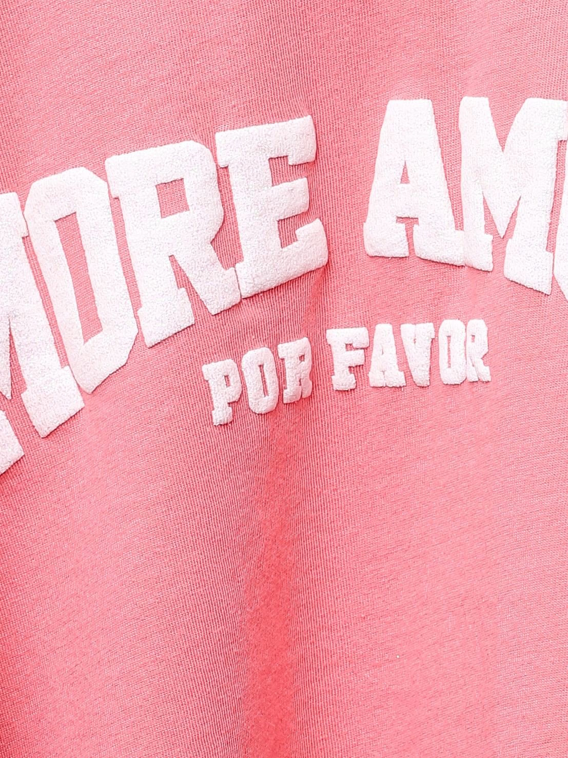 Girls Pink Text Print T-Shirt