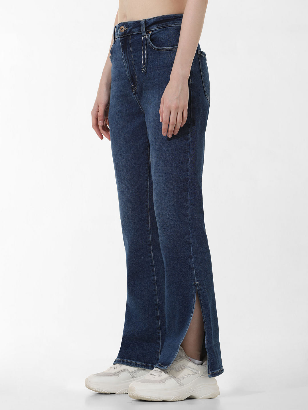 Dark Blue High Rise Paola Flared Jeans