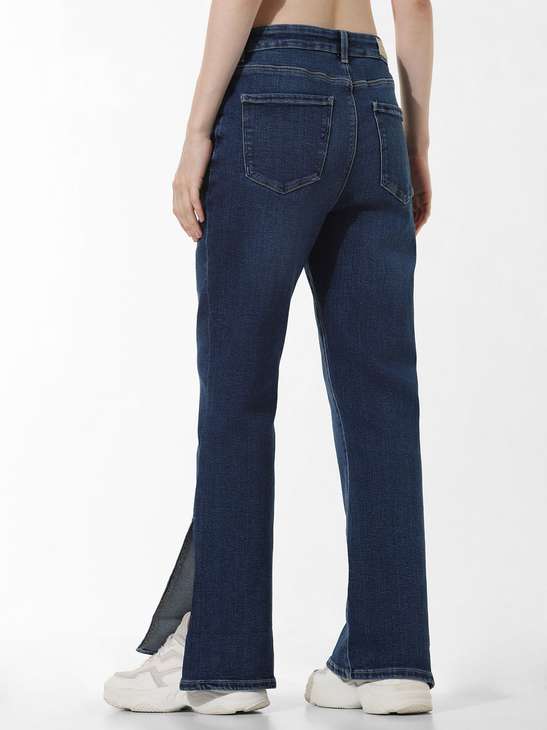 Dark Blue High Rise Paola Flared Jeans