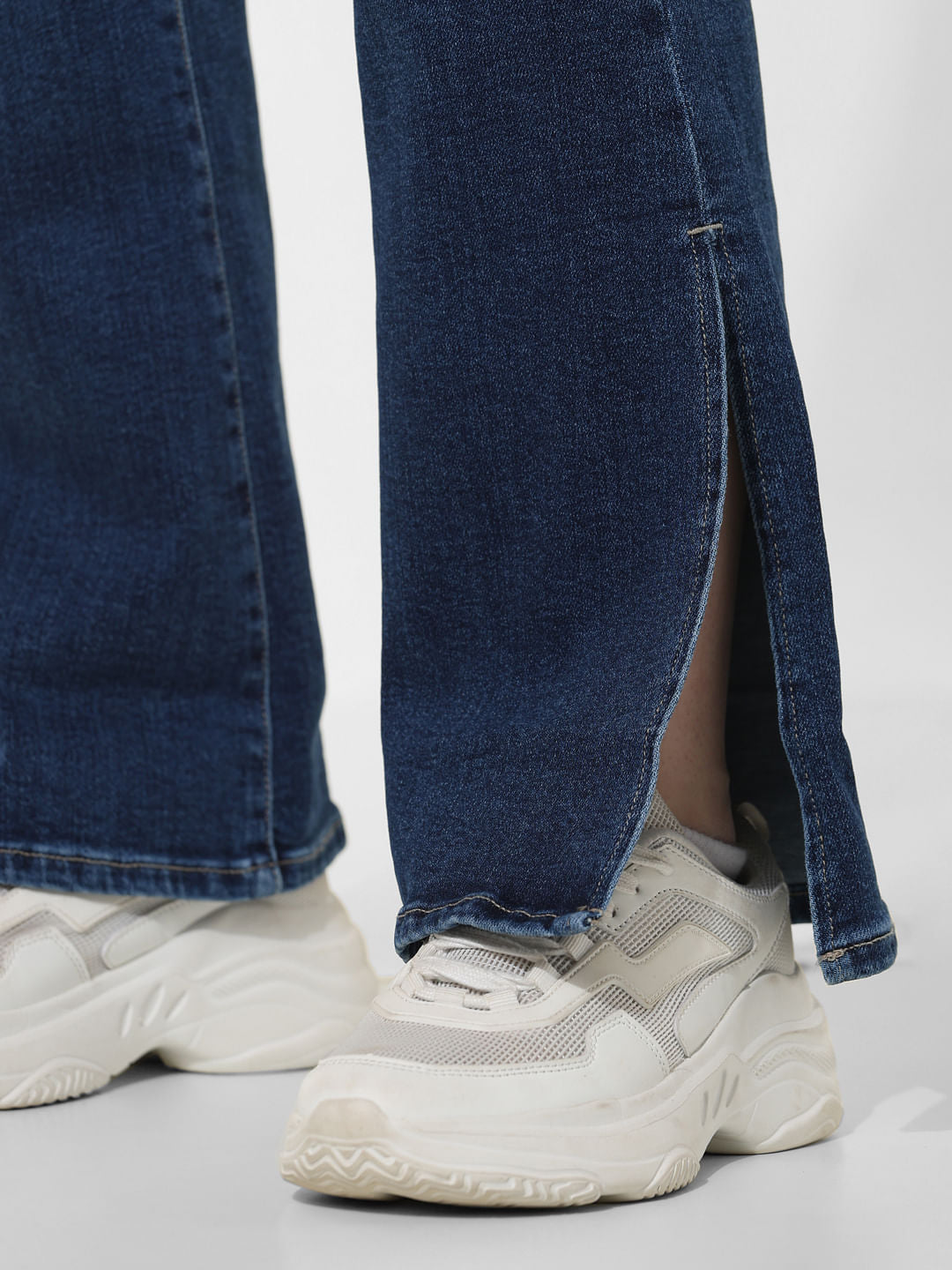 Dark Blue High Rise Paola Flared Jeans