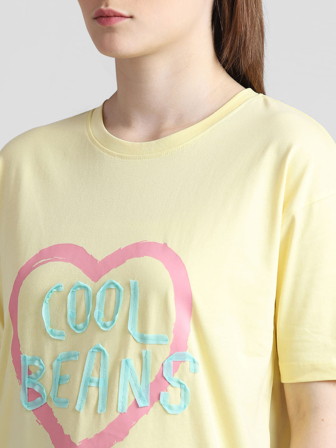 Yellow Printed T-Shirt