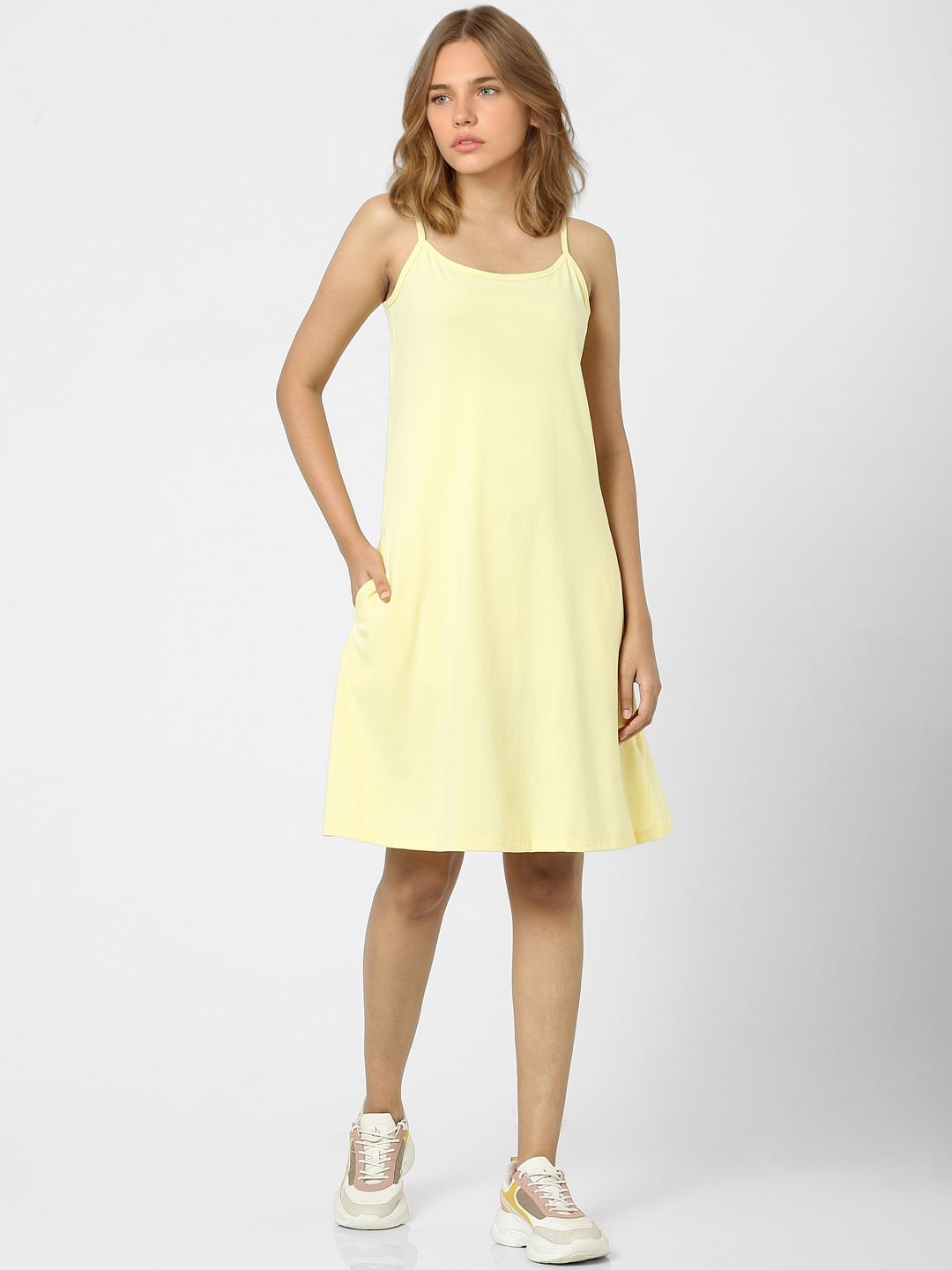 Yellow Slip Dress