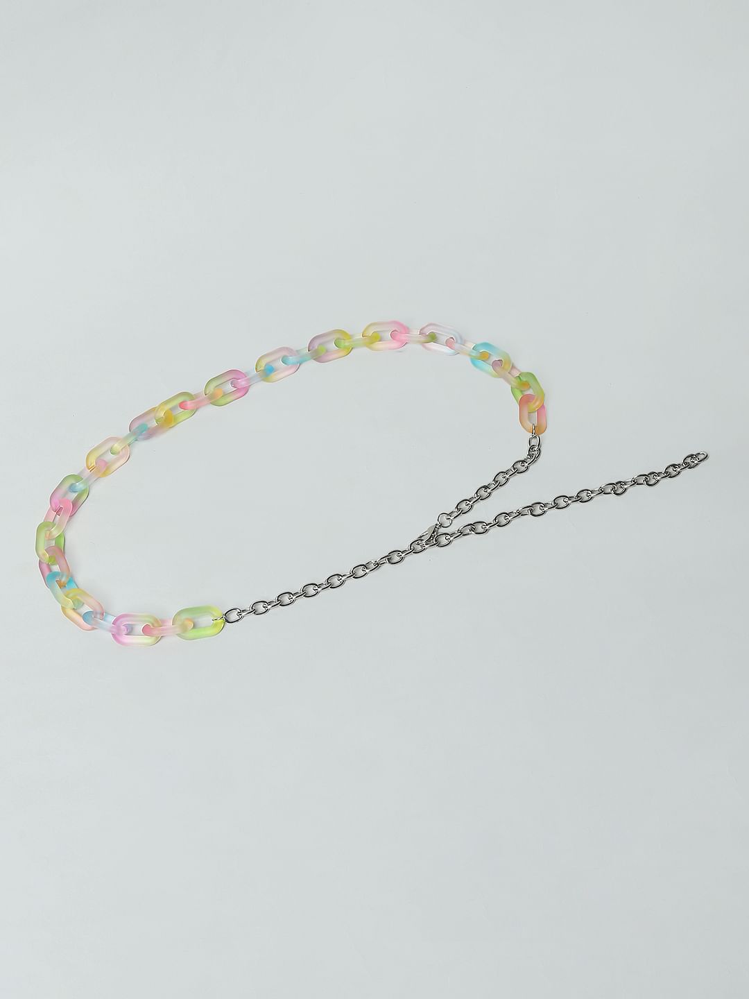 Multi-Coloured Chain Jeans Belt