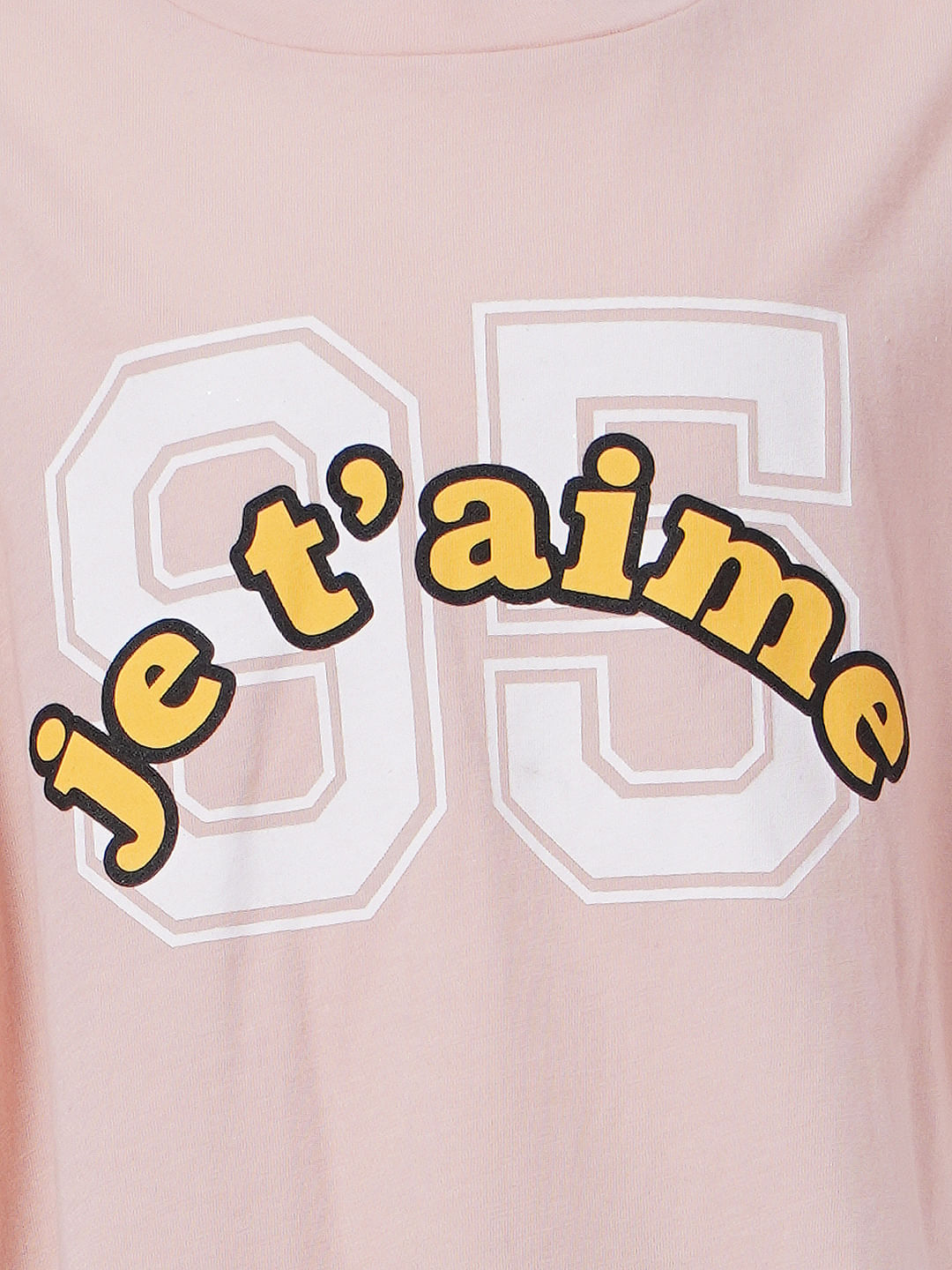 Girls Pink Graphic T-Shirt