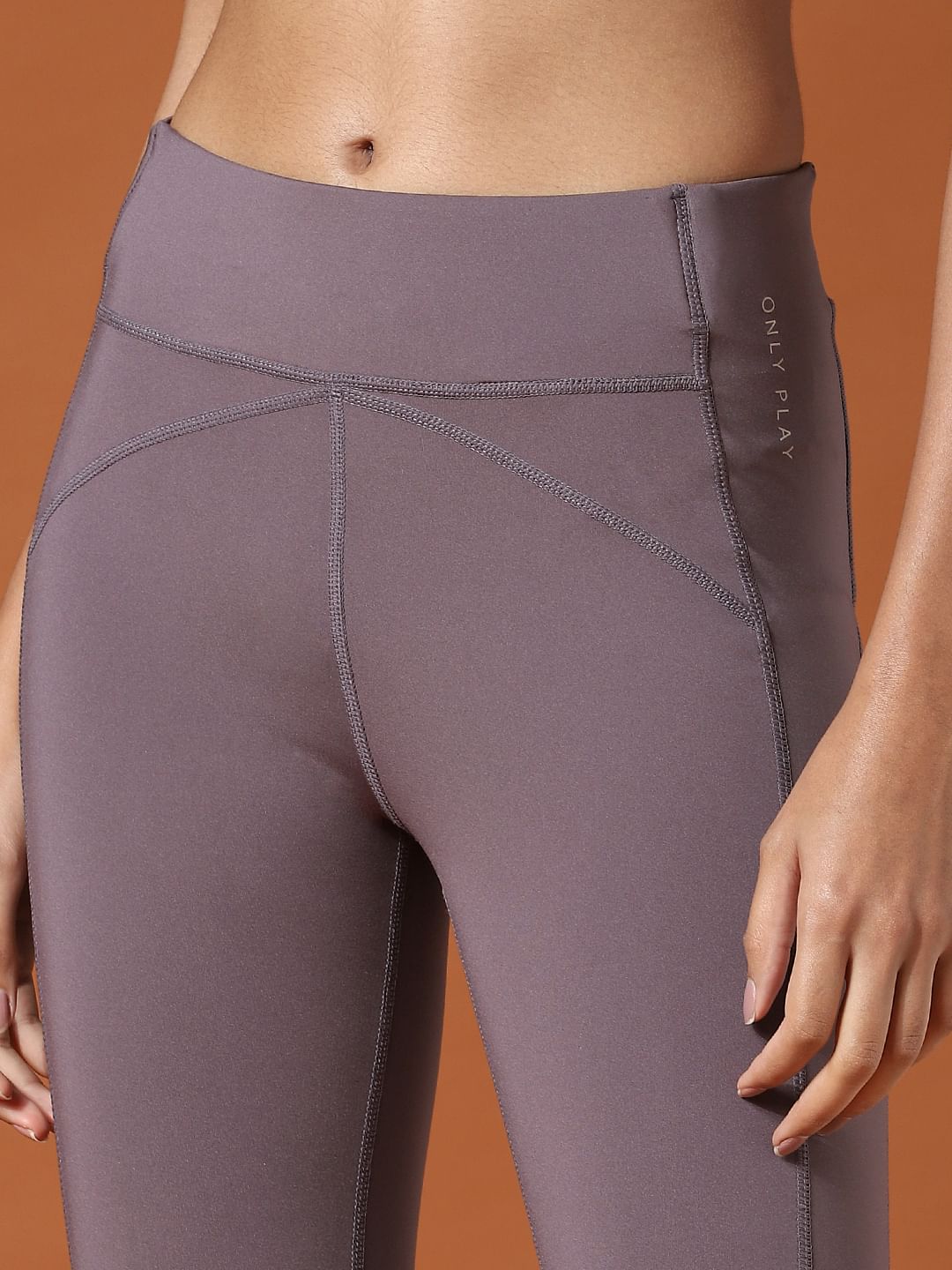 Play Brown High Rise Training Tights