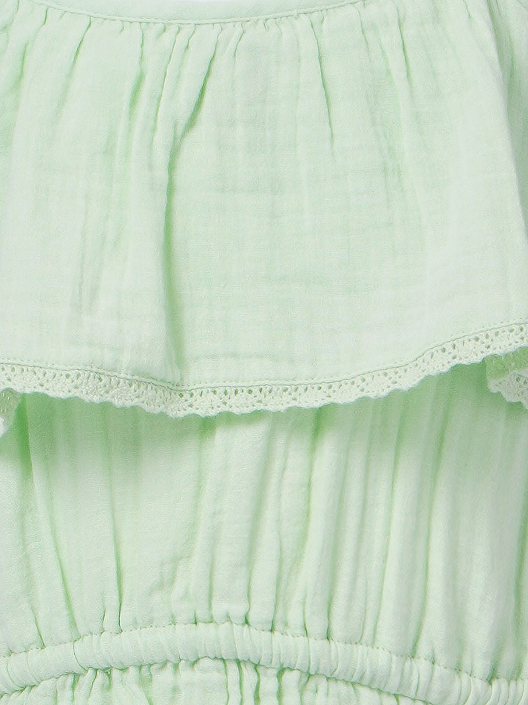 Green Strappy Playsuit