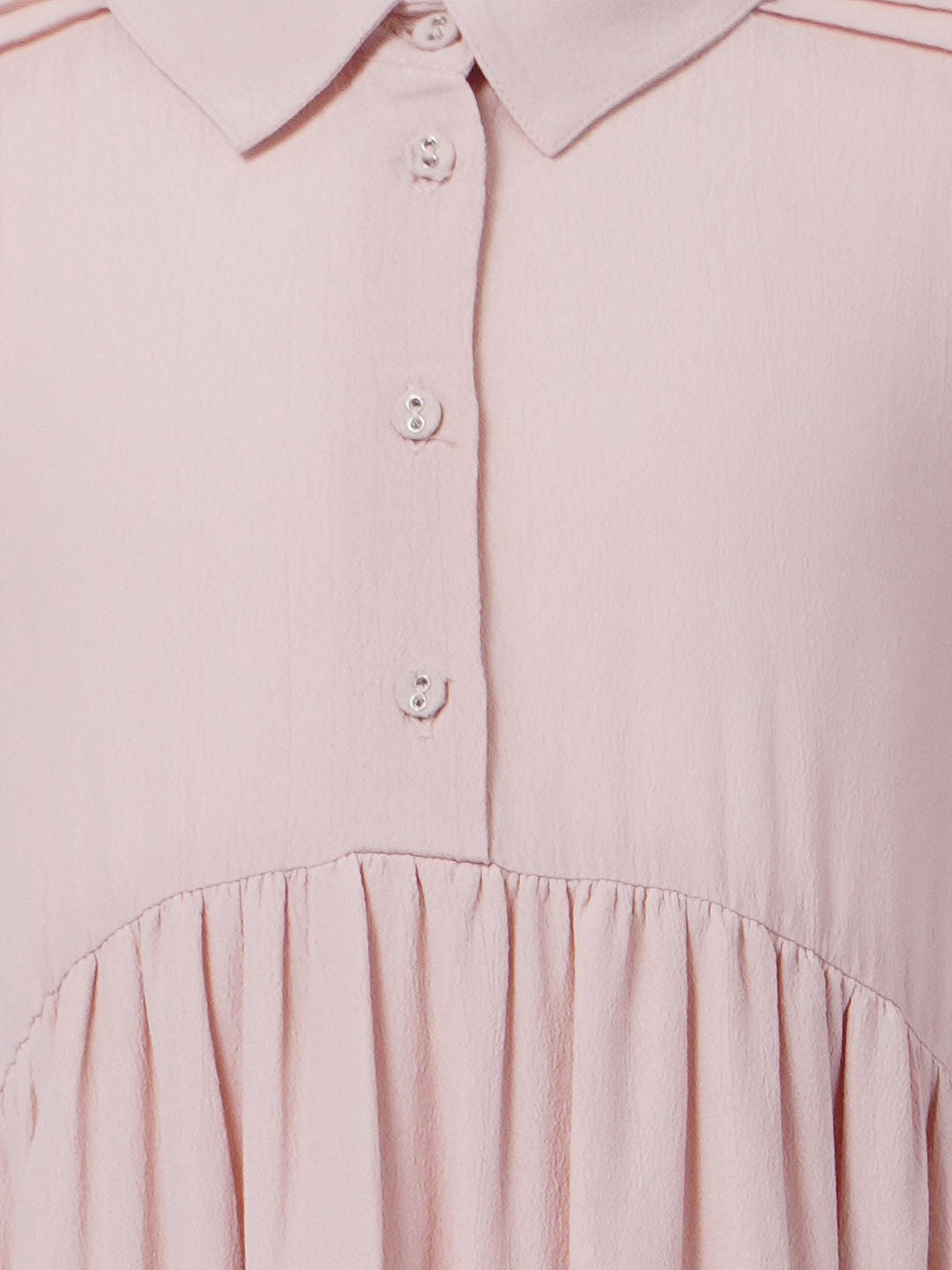 Girls Pink Shirt Dress