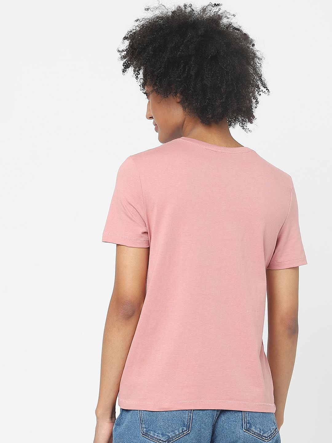 Pink Graphic Print T-Shirt