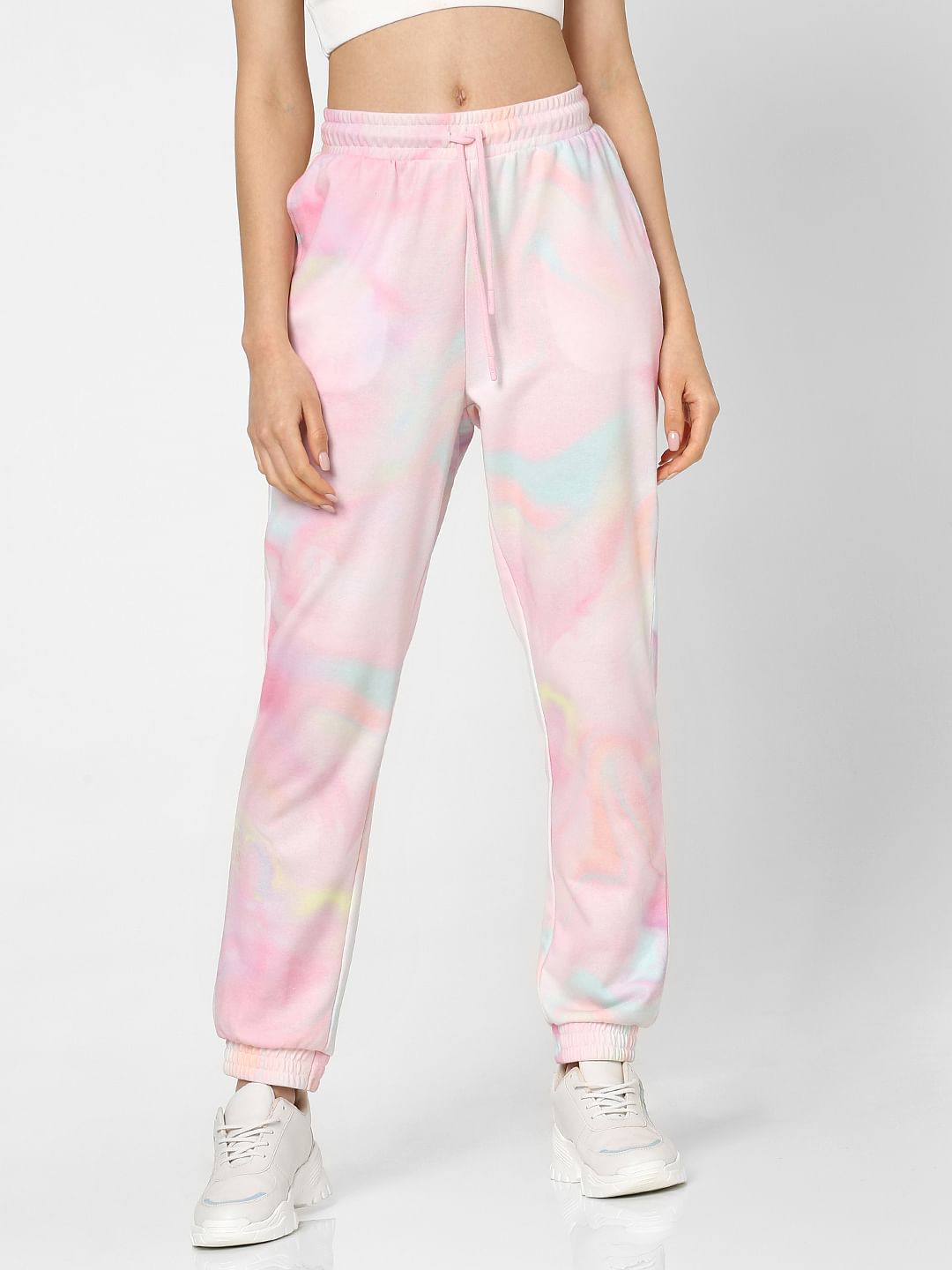 Pink Tie Dye Co-Ord Sweatpants