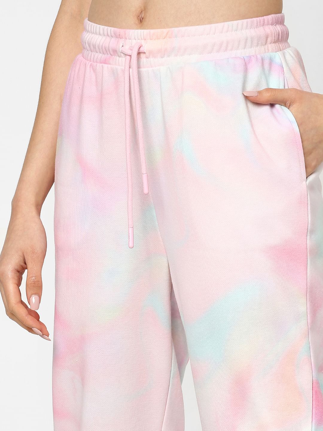 Pink Tie Dye Co-Ord Sweatpants