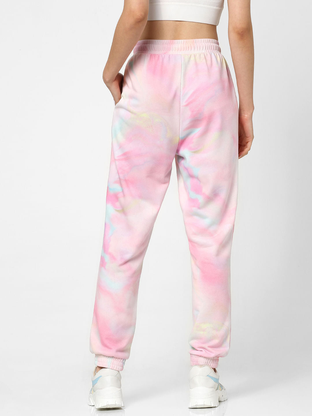 Pink Tie Dye Co-Ord Sweatpants