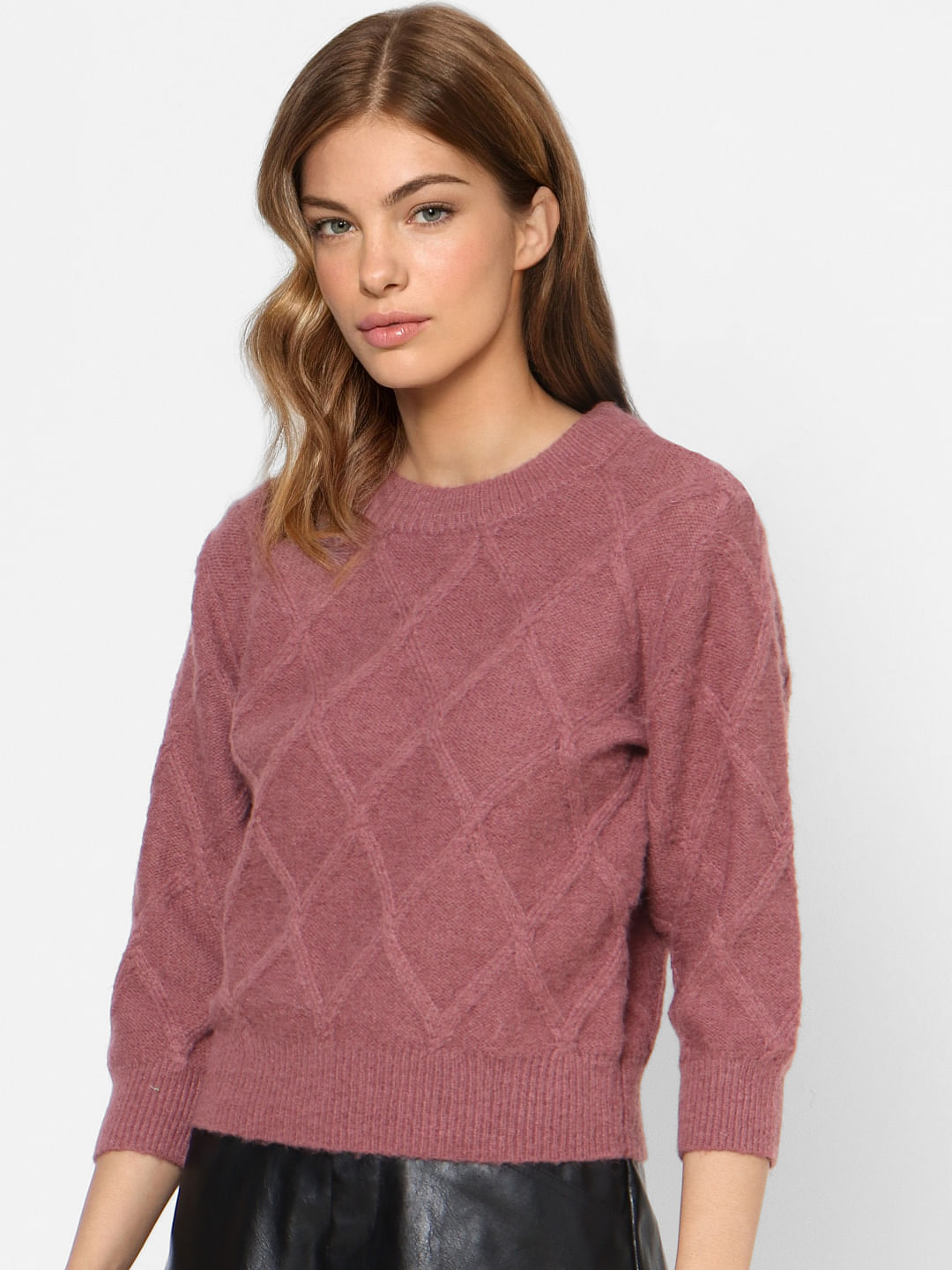 Pink Knit Pullover