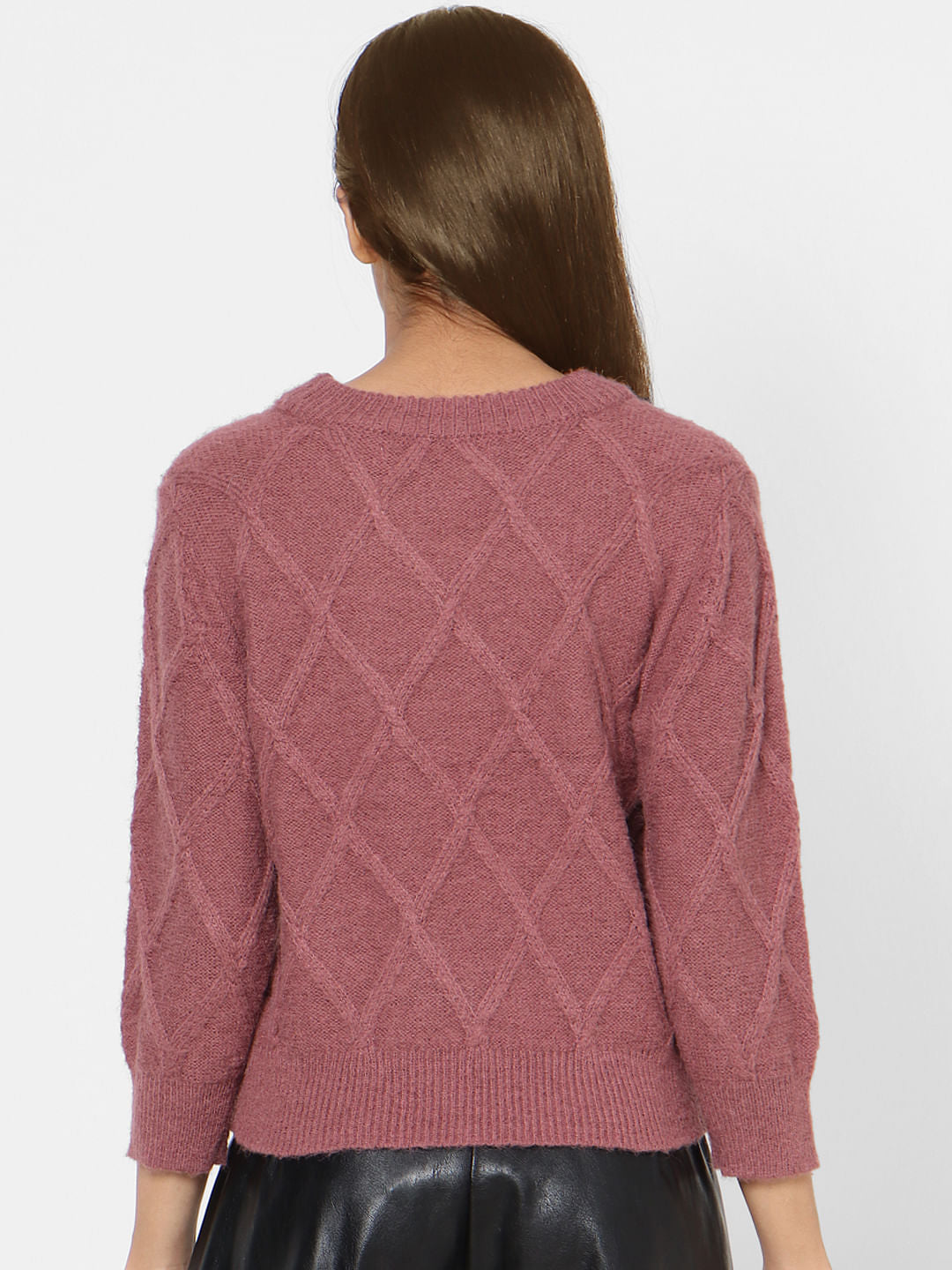Pink Knit Pullover